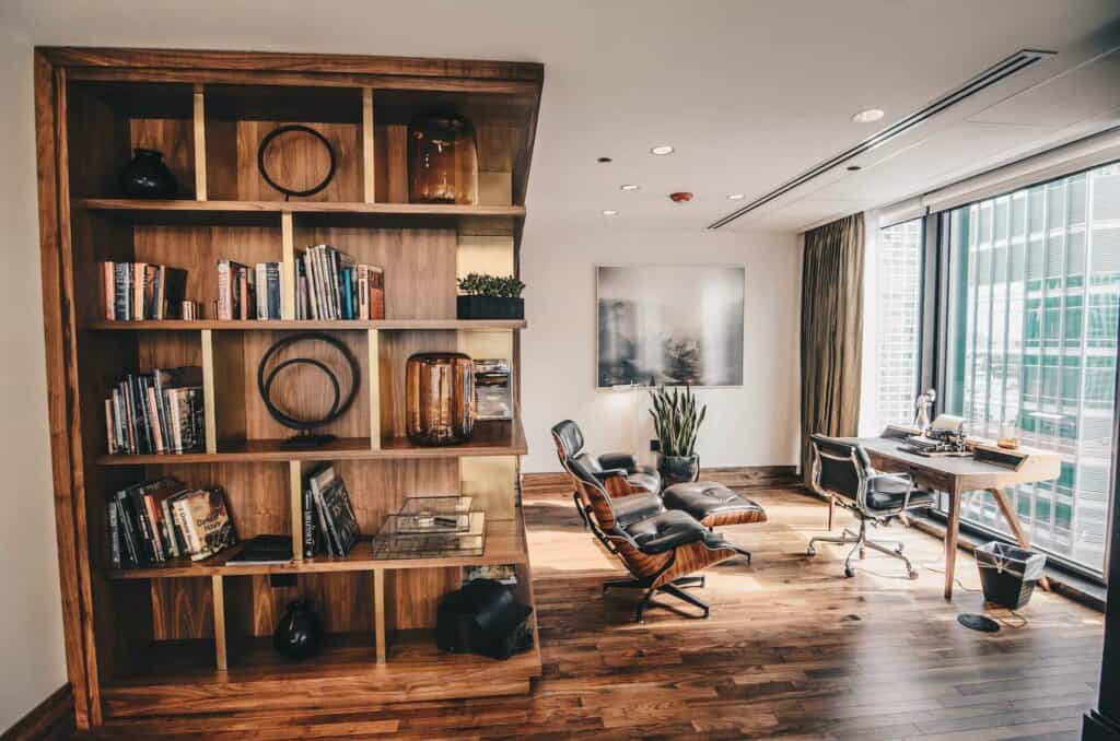 Wooden Office Cabin Design